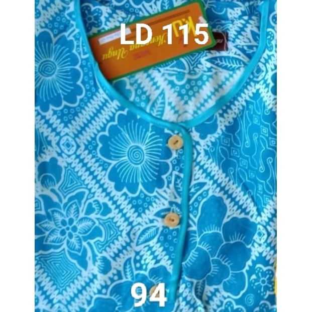 Daster Kencana Ungu Plisir K3 label coklat-76