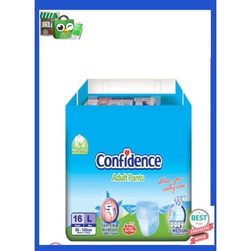 CONFIDENCE ADULT PANTS POPOK CELANA DEWASA L16 L 16