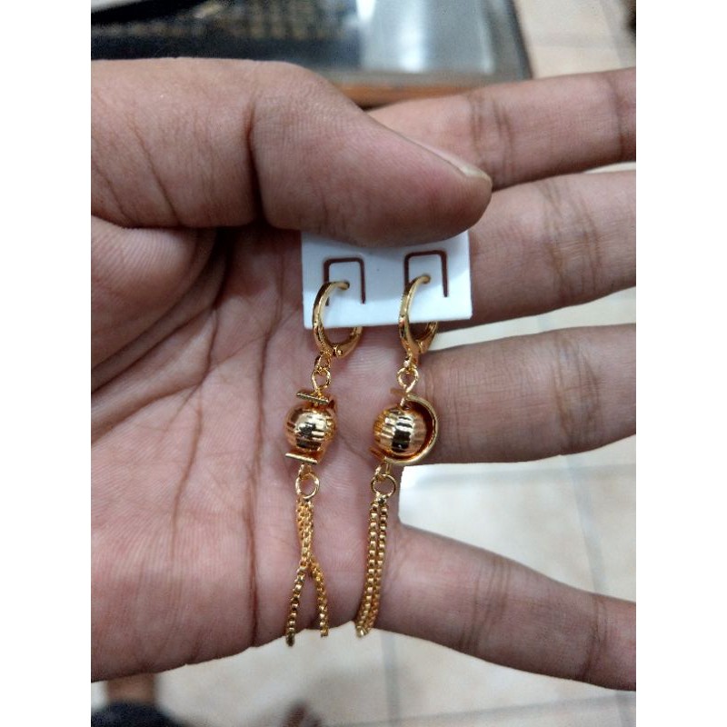Anting Yaxiya Lapis Emas 18karat