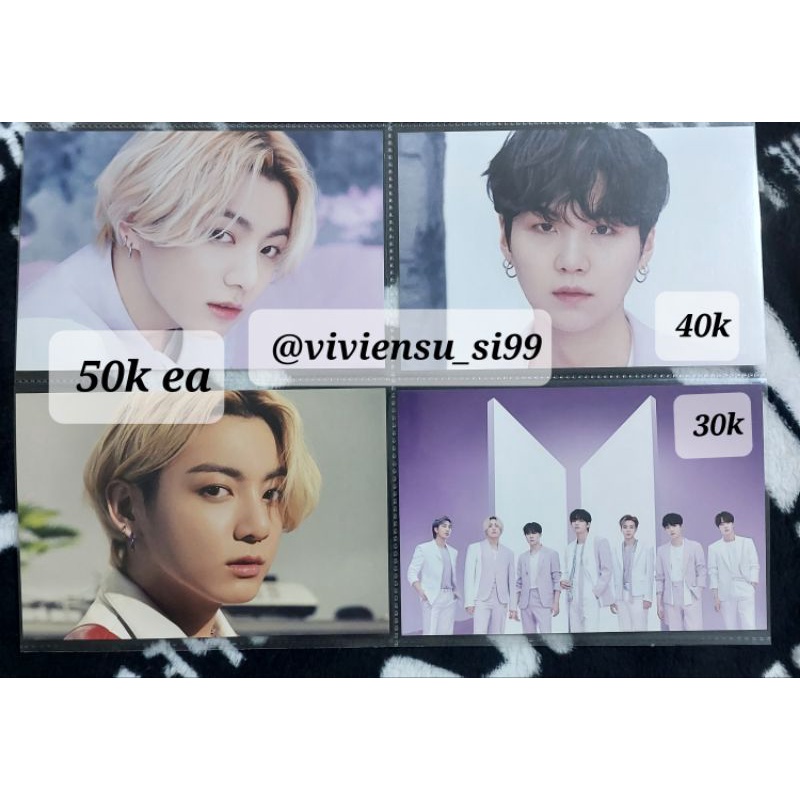

poscard album the best japan BTS