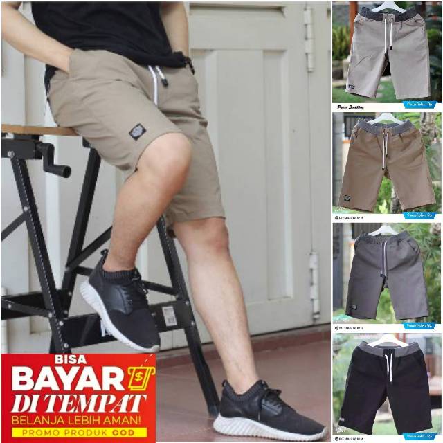 BIG SALEE!! Celana Chino Pria Bahan Adem Nyaman Katun Strecth/Melar