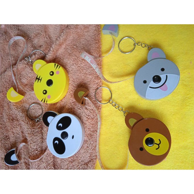 Meteran Gulung Roll Otomatis Pengukur Lingkar Perut Putar 150cm Mini Meteran Baju Kain 150centi