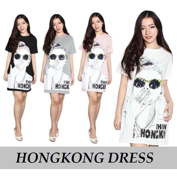 MakeGrosir - DRESS WANITA TUNIK HONGKONG