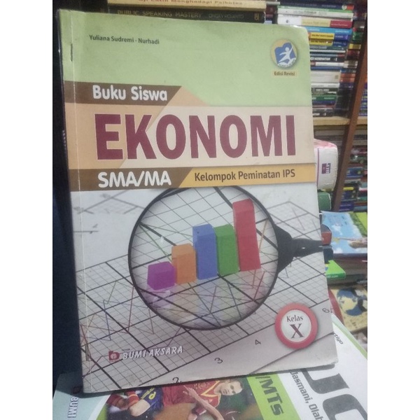 buku siswa ekonomi SMA/ MA kelas 1-10 penerbit bumi aksara