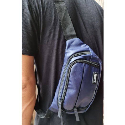 Tas pinggang Tas selempang bahu pria bahan bimo distro