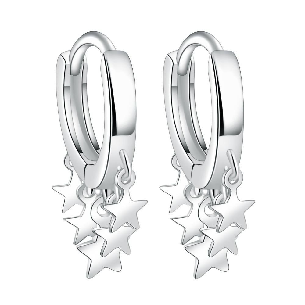 Anting Perak 925 Wanita Kecil Perhiasan Fashion/Subang Telinga anting perempuan