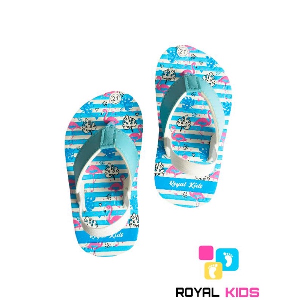 SANDAL BEBY FLAMINGO ROYAL KIDS (bisa custom nama)