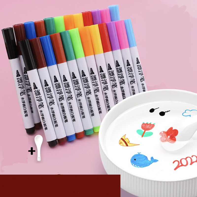 

Spidol Air Ajaib, Bisa Dibuku, Di White Board, Di Gelas