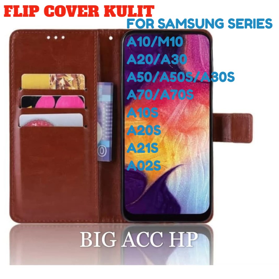 Leather Case Flip Wallet Samsung A10/M10 A20/A30 A50/A30S/A50S A70/70S A10S A20S A21S