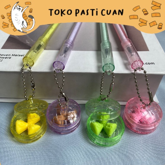 

pulpen pen gel gantungan dimsum bakcang (4/8/12 pcs) pena lucu tinta hitam bisa COD pen imut keren pulpen unik atk kebutuhan anak sekolah termurah import