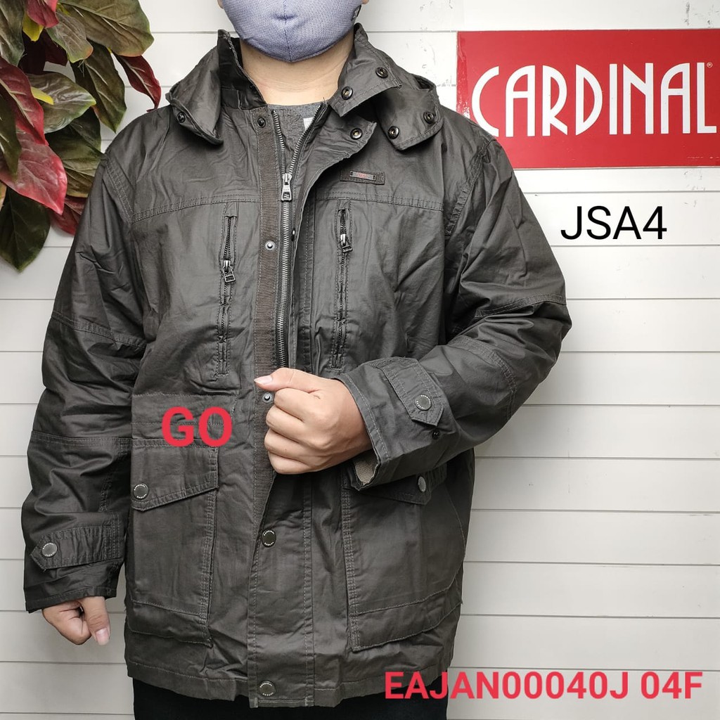 gos JSA CARDINAL JAKET SEMI PARASUT Casual Cowok Jaket Pria Terbaru Cardinal Original