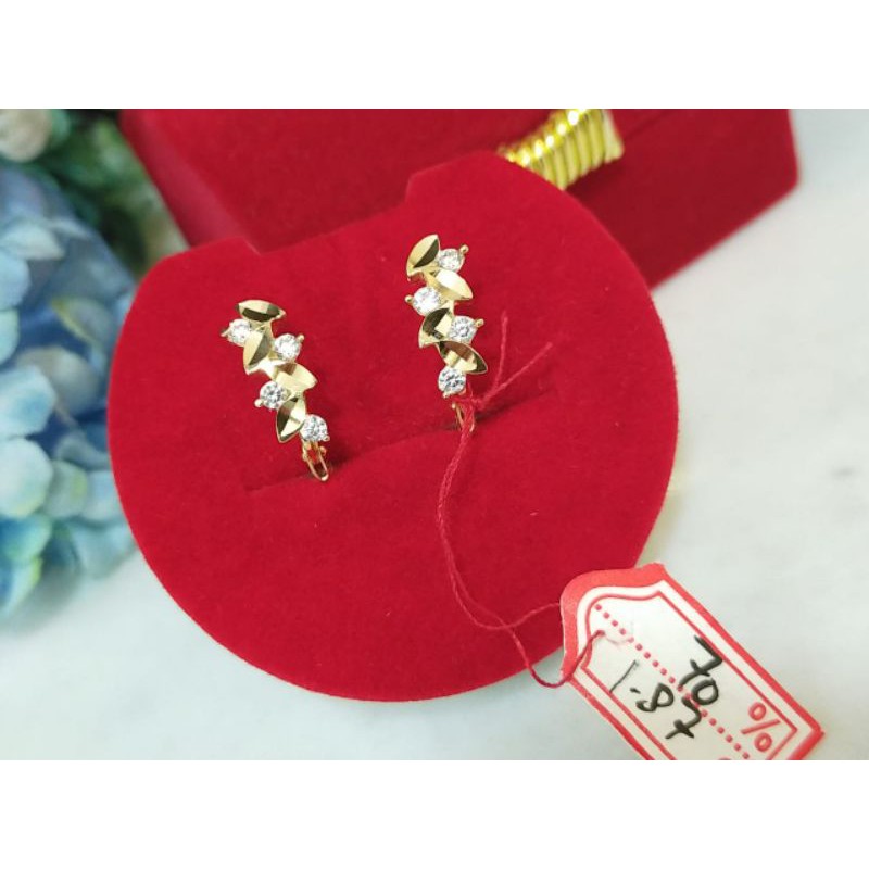 Anting emas 70 daun