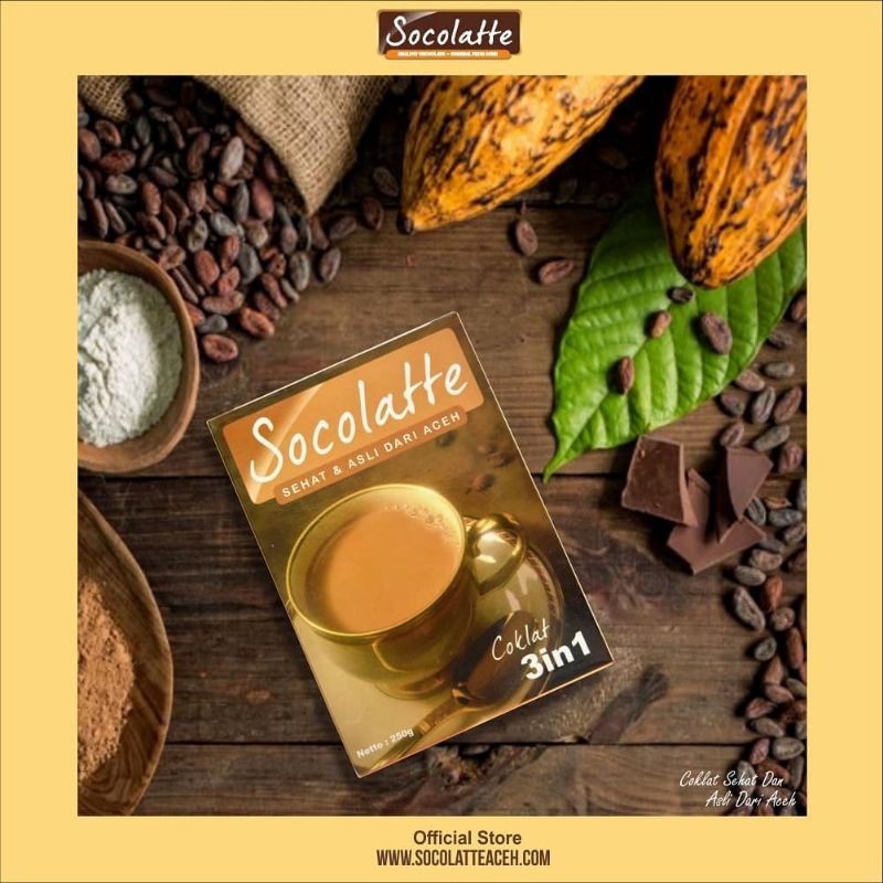 

Socolatte Aceh Coklat Aceh 3in1 250gr