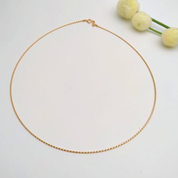 kalung Emas asli kadar  750%/17k white gold model choker (ART. 489)