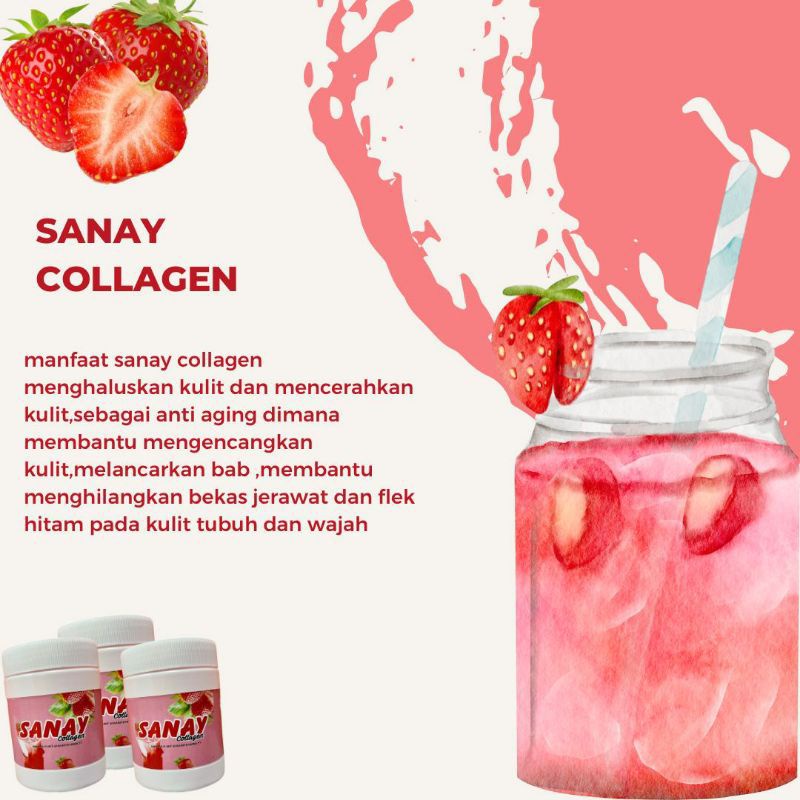 Sanay collagen 250g | minuman serbuk sehat | Sanay marine collagen | awet muda