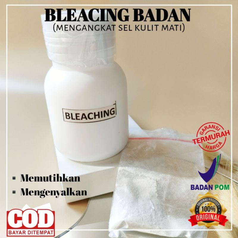 Bleacing Badan Super Ampuh Mengangkat Sel Kulit Mati Whitening 7x Lebih Cepat mencerahkan BPOM &amp; Original