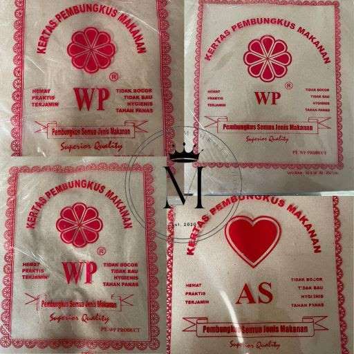 kertas pembungkus makanan/kertas coklat bungkus nasi