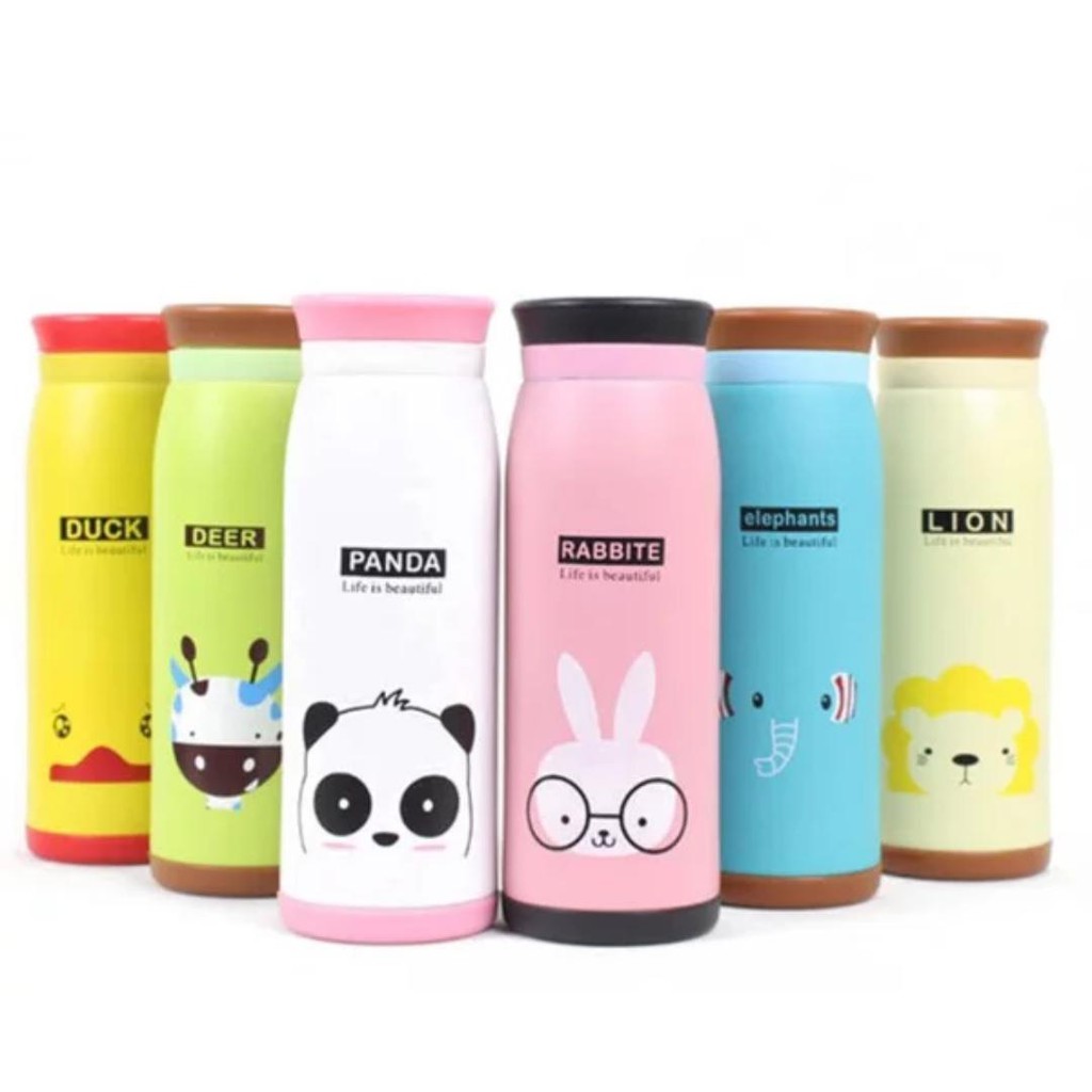 Termos Karakter Animal 500ml Stainless Steel / Termos Animal / Termos Anak / Termos Lucu