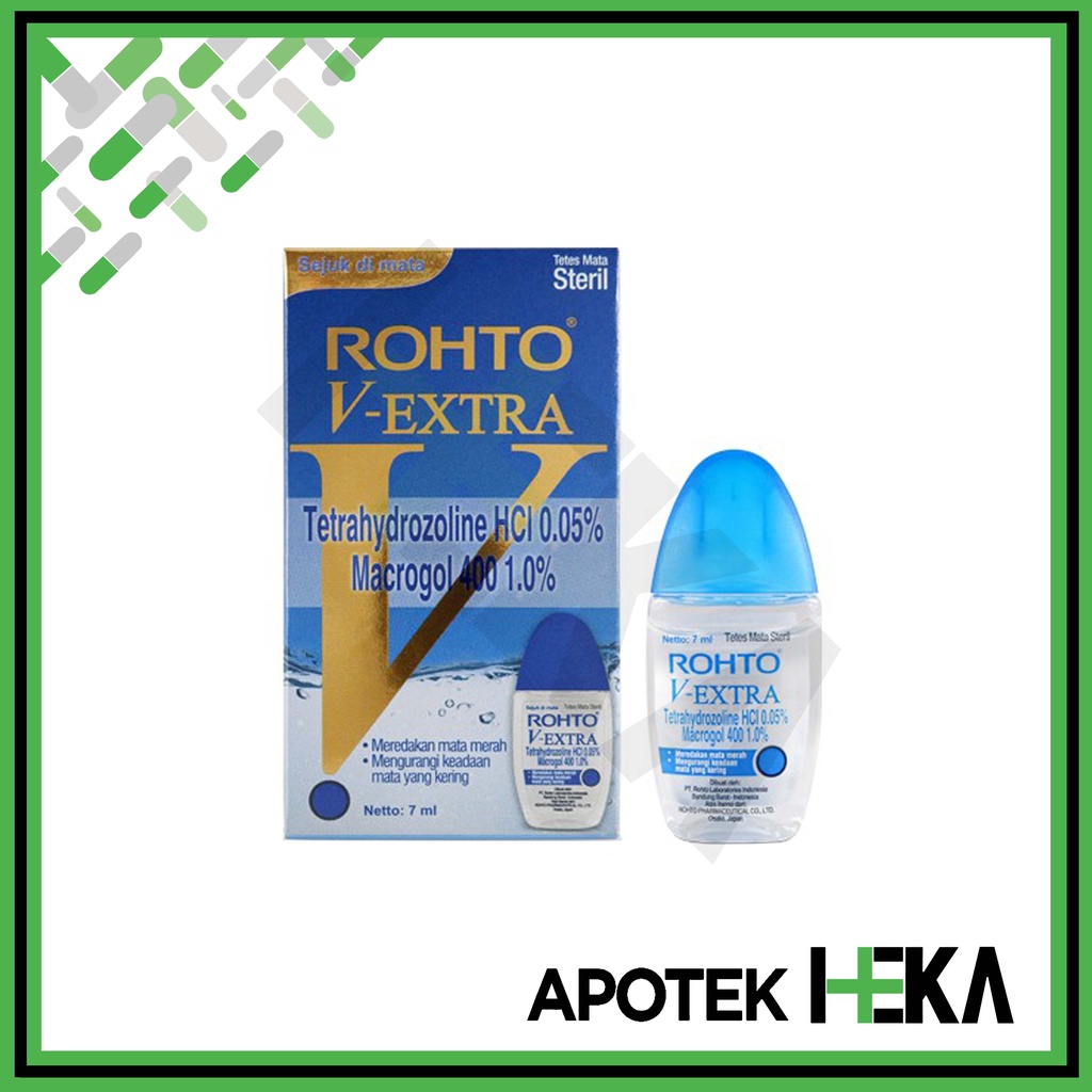 Rohto V Extra 7 ml - Obat Tetes Mata Merah Kering (SEMARANG)