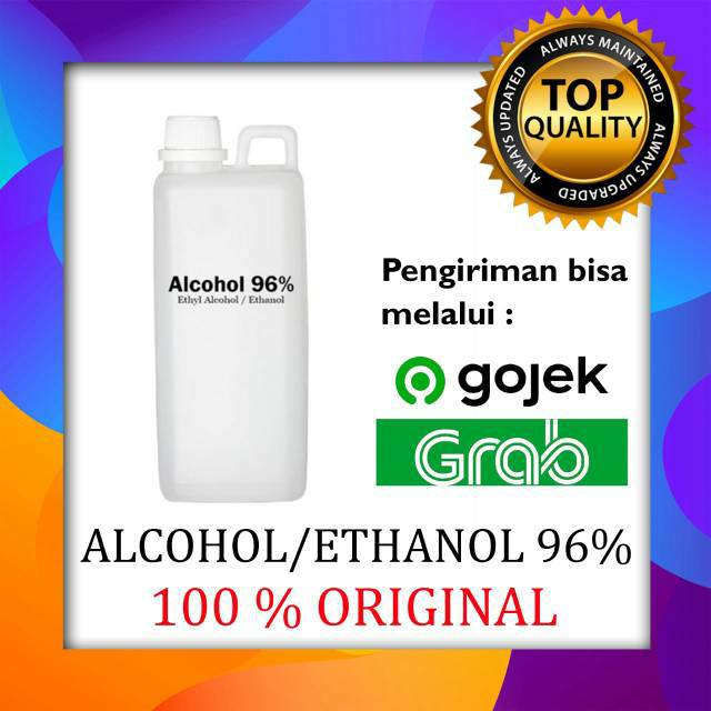 Alkohol ethanol 96% 1 liter
