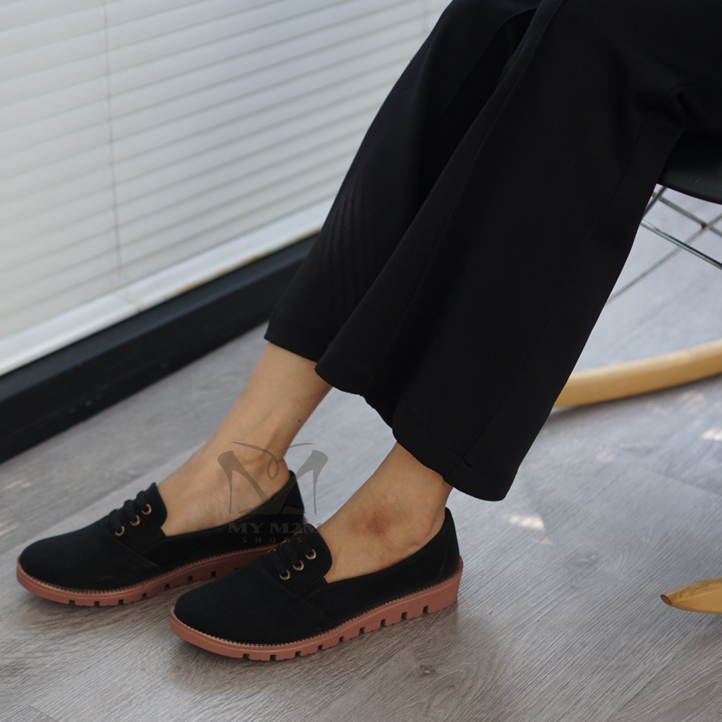 Mym2m Vawel Sepatu Wanita Slip on Kasual Terlaris