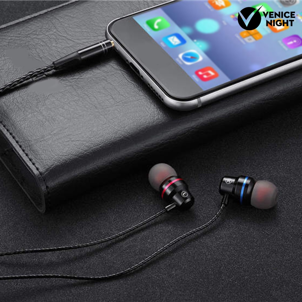 (VNEP) (Berkabel) Ye1 Earphone In ear Heavy Bass Ergonomis Dengan Kabel + Jack 3.5mm Untuk Olahraga