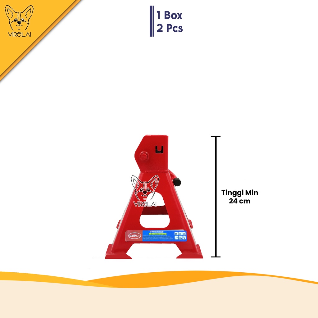 [JACK STAND] Dongkrak Jack Stand 2 / 3 Ton / Penahan Dongkrak