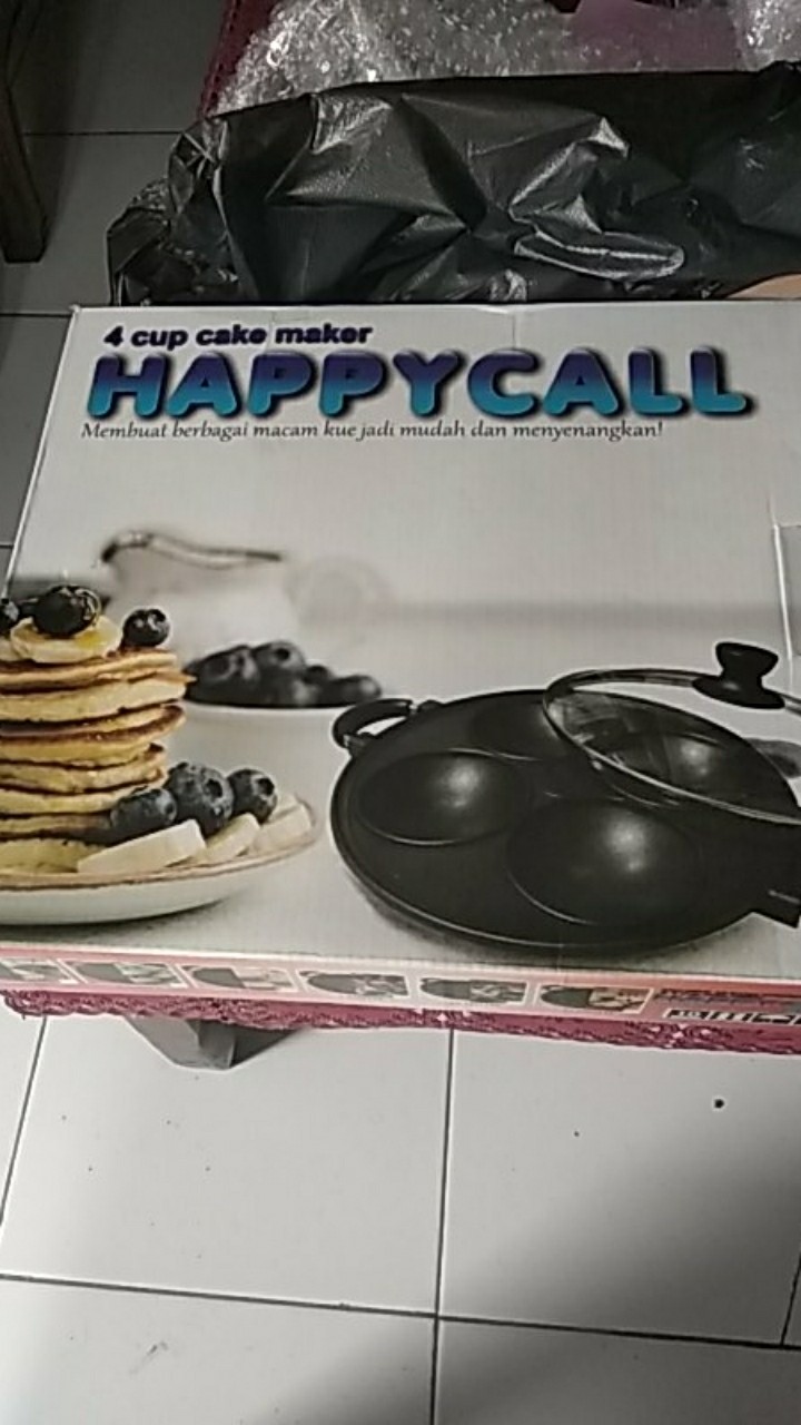 Cetakan Kue Serabi 4 Lubang Loyang Anti Lengket Happy Call