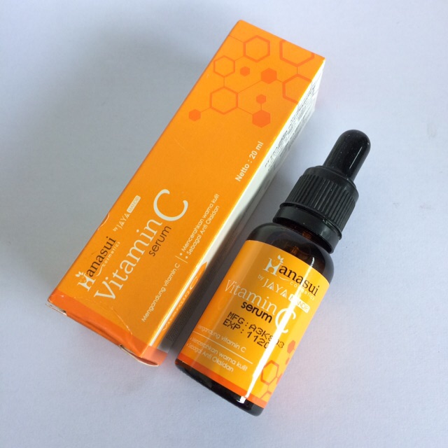 HANASUI Serum  Vitamin C Kuning Perawatan Wajah  Pria Wanita 