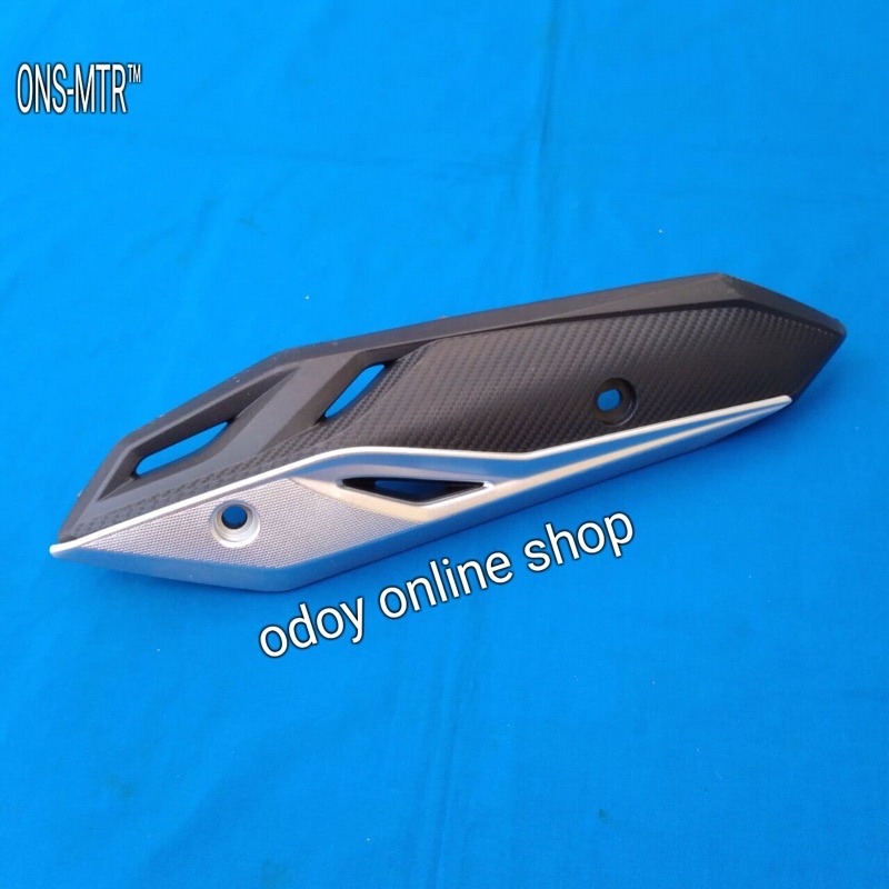 Cover tutup knalpot dan aksesoris new beat led deluxe 2020 2021 ORIGINAL