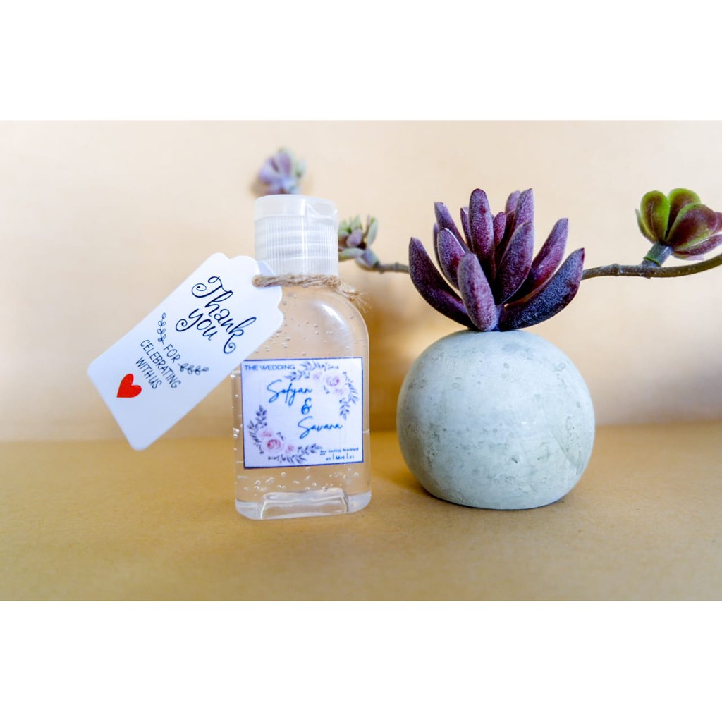 

Souvenir HandSanitizer Gel Bening 30ml Hampers Pernikahan Ulang tahun dlL