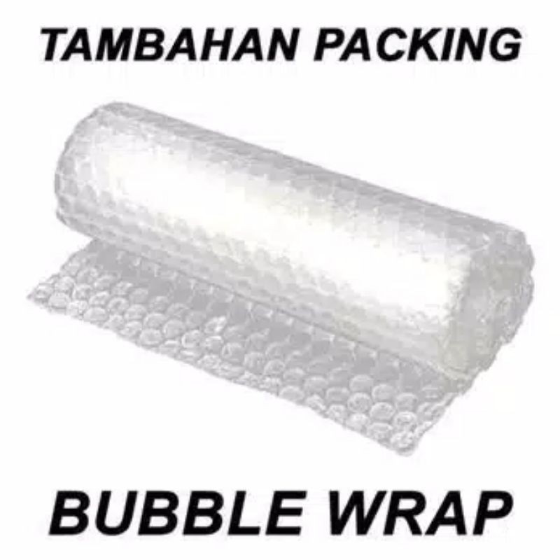 

Tambahan packing bubble wrap