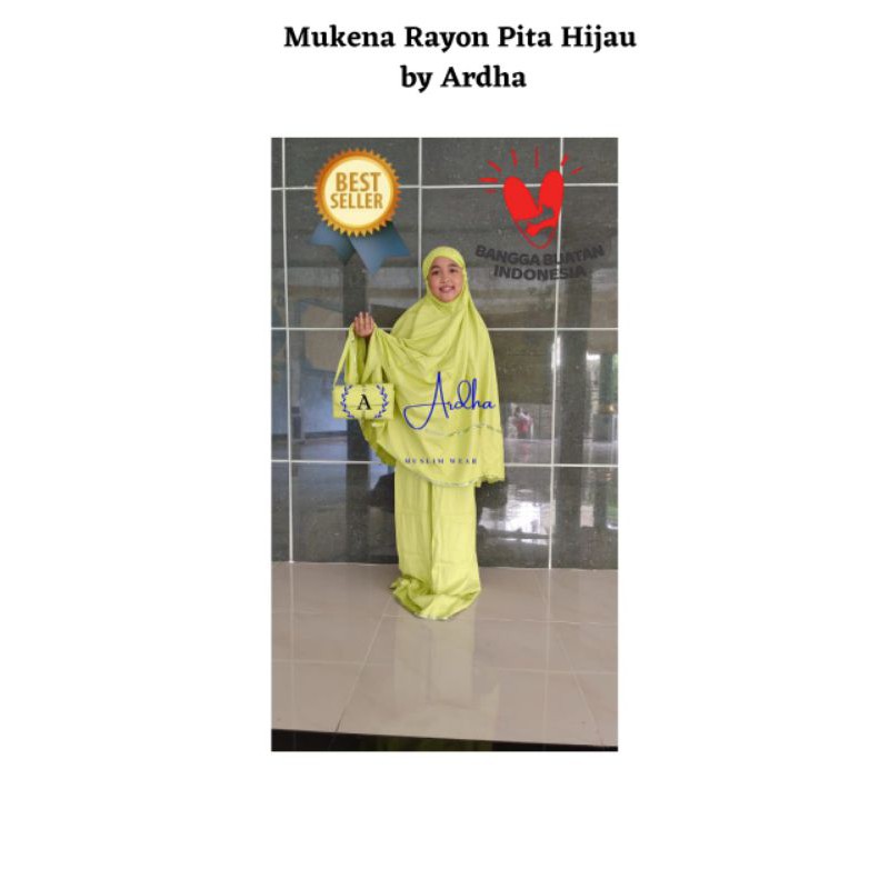 MUKENA ANAK TANGGUNG RAYON PITA (8 - 15 THN)