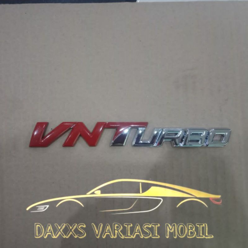 EMBLEM LOGO VNT TURBO FORTUNER