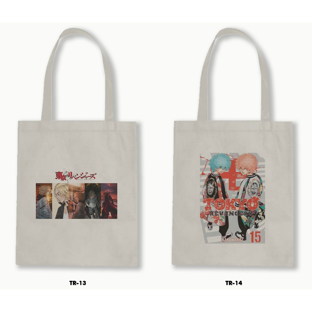 TOTE BAG BLACU - TOKYO REVENGERS / ANIME / MANGA 01