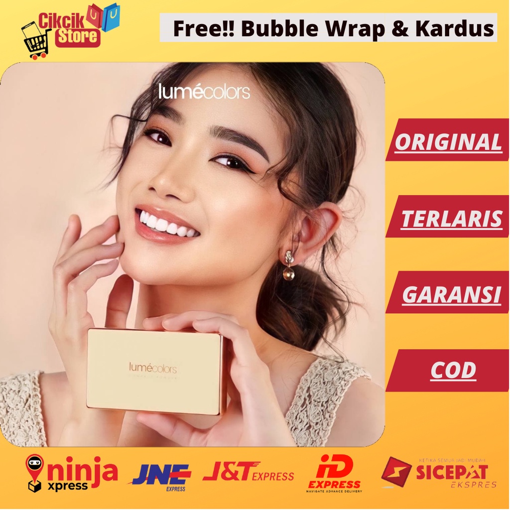 Lumecolors Compact Powder, Bedak Padat Lumecolors, Lumecolors Compact Powder Two Way Cake Bedak Pada