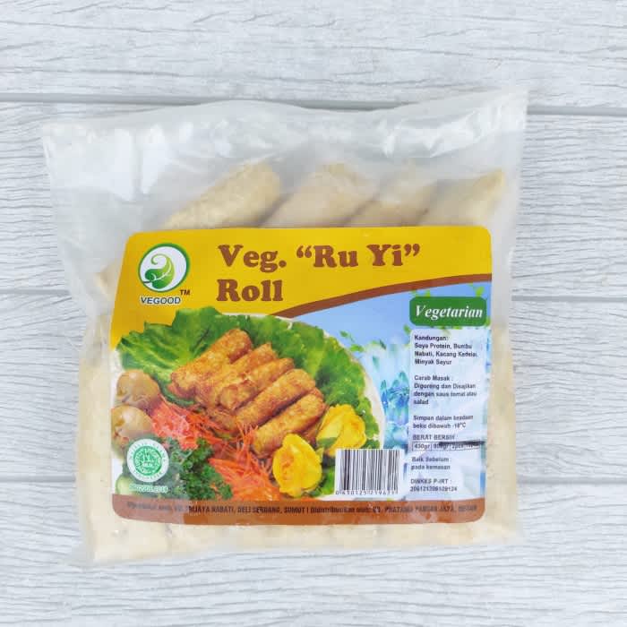 

Vegood Vegetarian Ru Yi Roll Ruyi Ngo Hiong Chun Kien Kecil 450g Beku