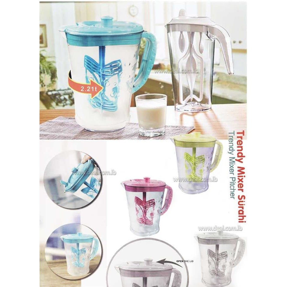 Teko Trendy dengan Trandy mixer pitcher ukuran 2.2L / Teko Serbaguna