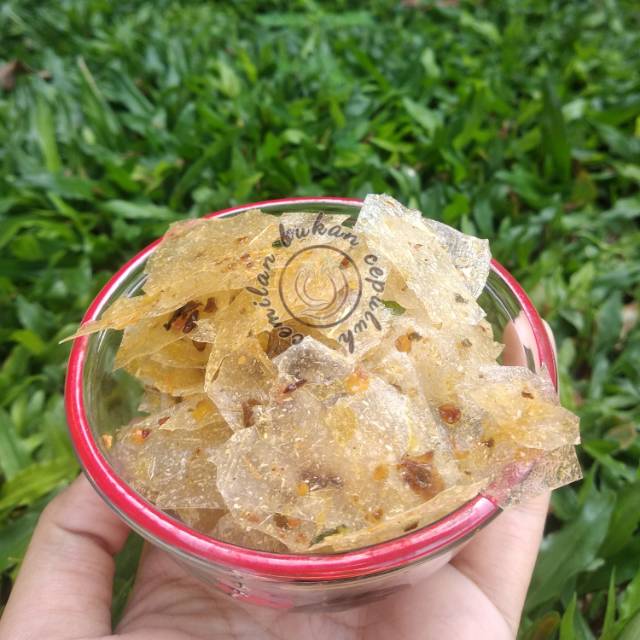 

Keripik kaca (kripca) cabe ijo