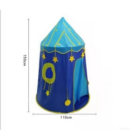 Tenda Anak Castle Tinggi Model Mongolia Kerucut Tenda Pensil Kids Portable RS08