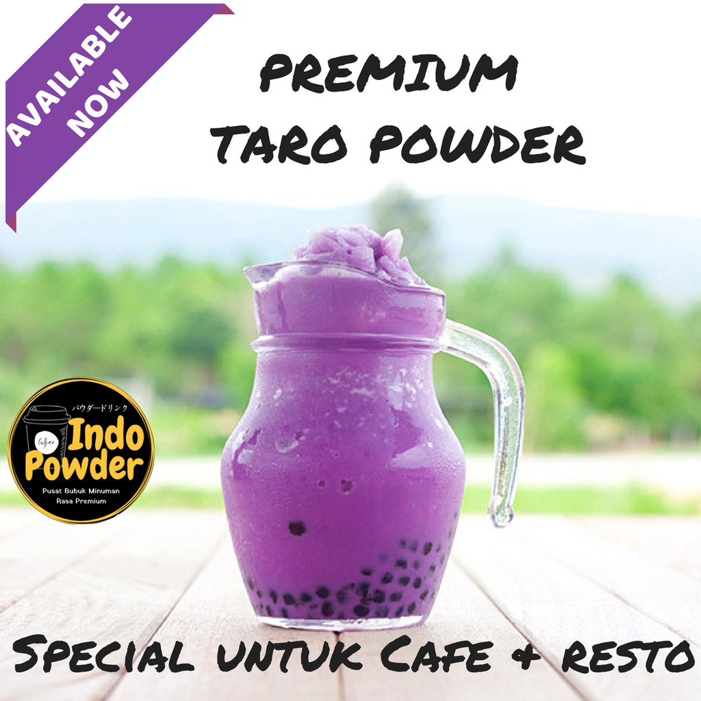 PREMIUM Bubuk Minuman TARO 1Kg - PREMIUM TARO Powder 1Kg - PREMIUM Bubuk TARO 1Kg