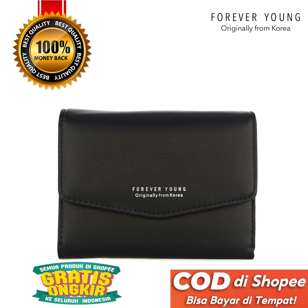 TOKOKOE - Dompet Cantik Wanita Model Pendek Korea Original Forever Young D3 Series