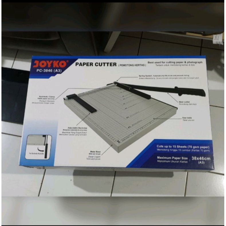 

Joyko A3 Paper Cutter / Alat Pemotong Potong Kertas ukuran A3