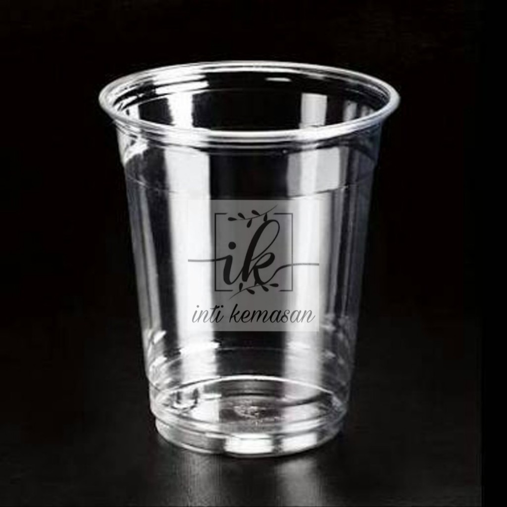 PLASTIK CUP PET 12 OZ / 14 OZ