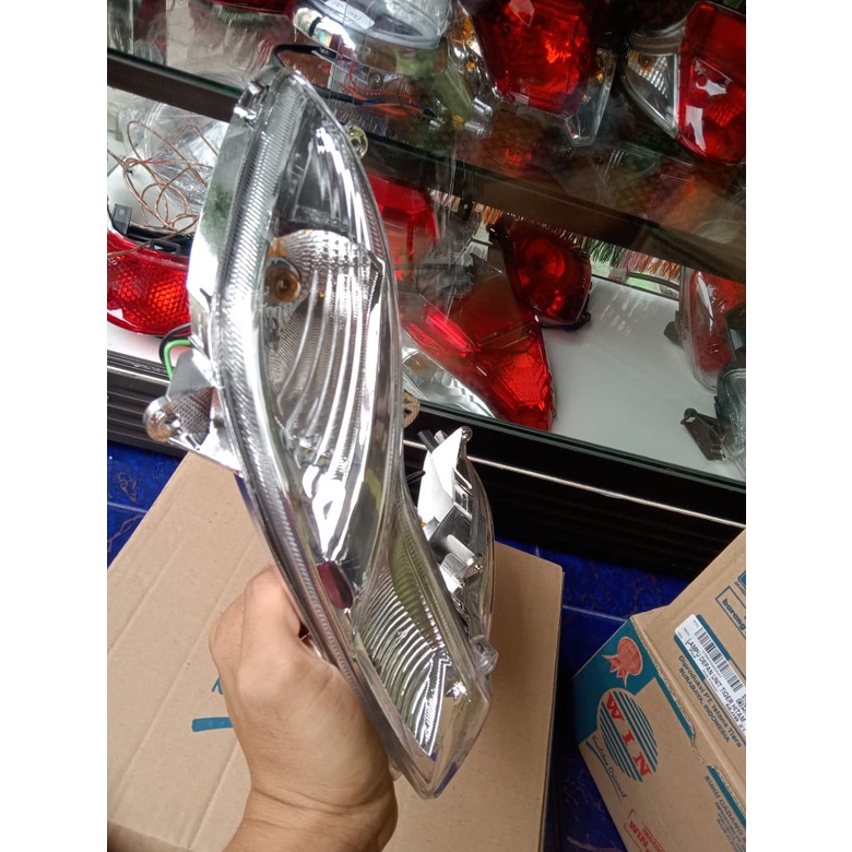 1 SET LAMPU SEIN KOTA MIO SPORTY 2008 FRONT WINKER ASSY