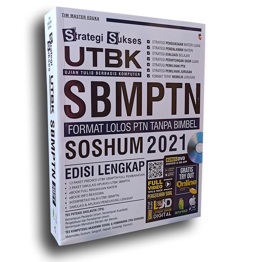BUKU SBMPTN UTBK STRATEGI SUKSES UTBK SBMPTN SOSHUM 2021