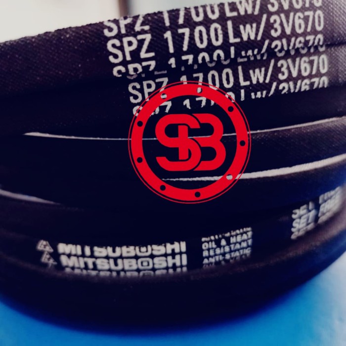V BELT SPZ1700 / SPZ 1700 LW MITSUBOSHI