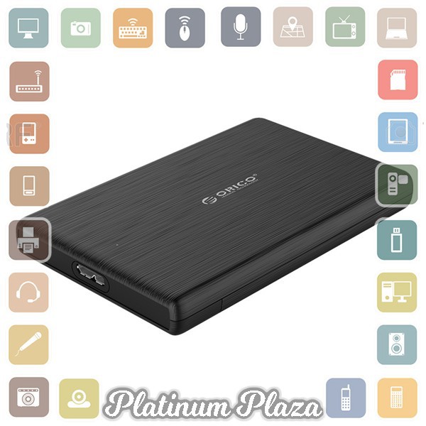 ORICO 2.5 inch USB 3.0 HDD Enclosure - 2189U3 - Black`7ED7T2-