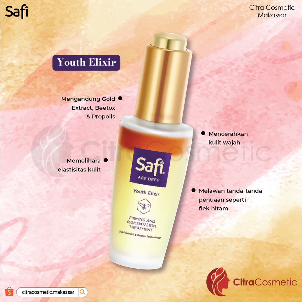 Safi Age Defy Series Serum | Deep Moisturizer | Gold Water | Remover | Cream | Booster | Refiner | Youth Elixir