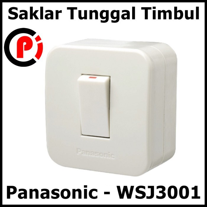 Panasonic Saklar Engkel Tunggal Listrik Timbul OB WKJ3001 Amode